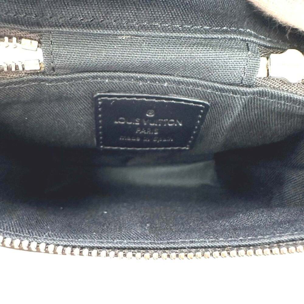 LOUIS VUITTON Authentic Brown Monogram Leather Pouch - Picture 9 of 11